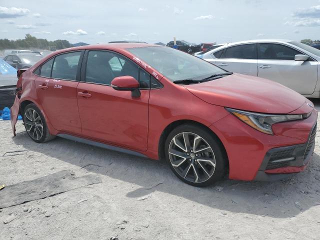 5YFS4RCE7LP056973 - 2020 TOYOTA COROLLA SE Червоний фото 4