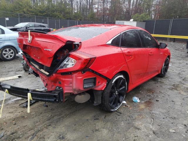 2HGFC2F8XLH564685 - 2020 HONDA CIVIC SPORT წითელი ფოტო 3