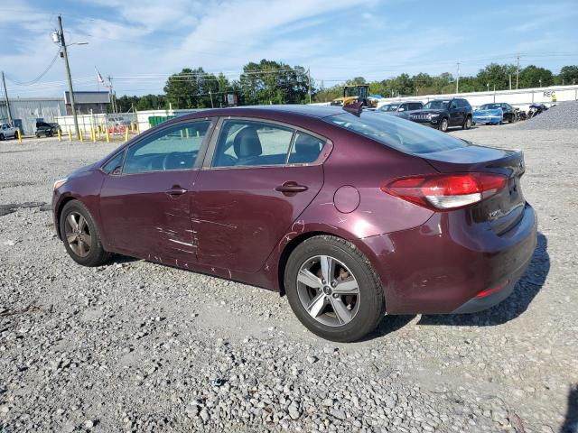 3KPFL4A78JE170846 - 2018 KIA FORTE LX Темно-червоний фото 2