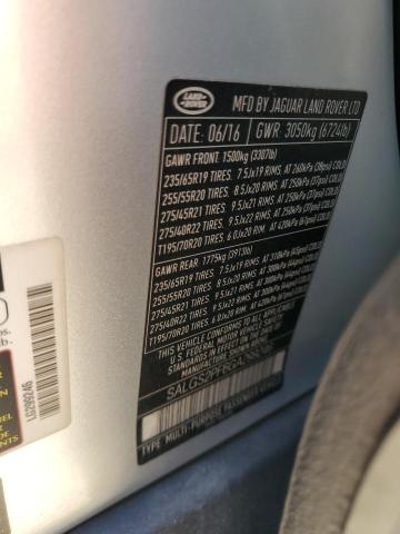 SALGS2PF6GA299246 - 2016 LAND ROVER RANGE ROVE HSE SILVER photo 14