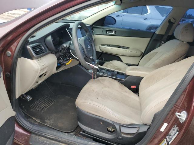 5XXGT4L34JG221748 - 2018 KIA OPTIMA LX BURGUNDY photo 7