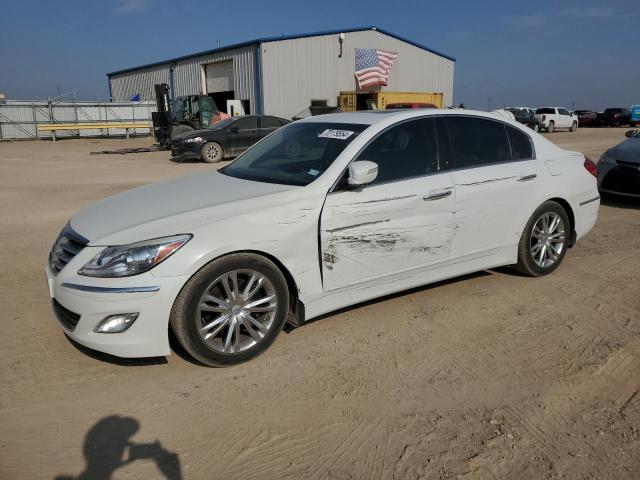 KMHGC4DD9DU254990 - 2013 HYUNDAI GENESIS 3.8L WHITE photo 1