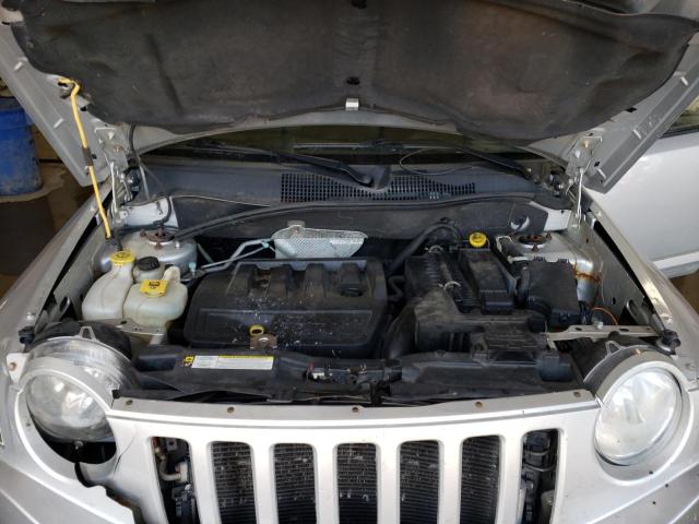 1J4NF1FB5AD640485 - 2010 JEEP COMPASS SPORT SILVER photo 12