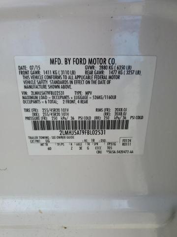 2LMHJ5AT9FBL02531 - 2015 LINCOLN MKT CHARCOAL photo 13