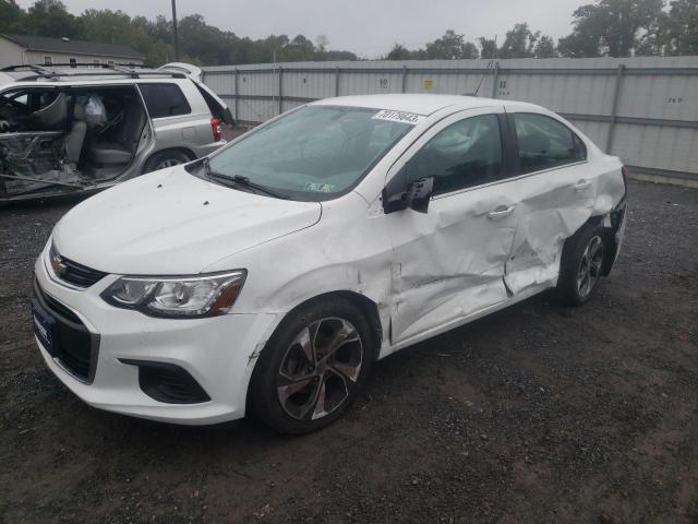 1G1JF5SB4J4104332 - 2018 CHEVROLET SONIC PREMIER WHITE photo 1