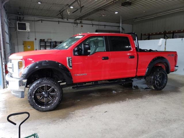 1FT8W3BT3KEG29106 - 2019 FORD F350 SUPER DUTY RED photo 1