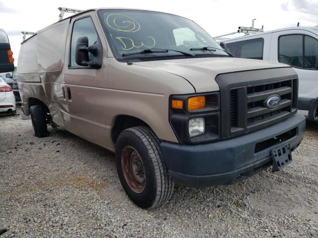 1FTSE34L29DA65194 - 2009 FORD ECONOLINE E350 SUPER DUTY VAN TAN photo 4