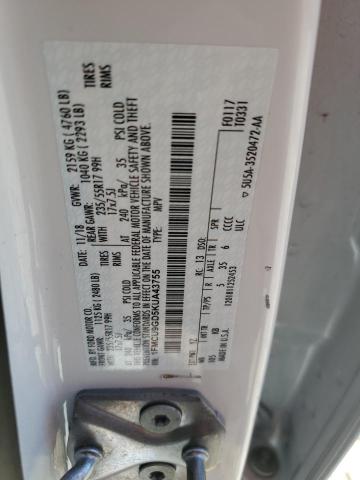 1FMCU9GD5KUA43755 - 2019 FORD ESCAPE SE Biały zdjęcie 13