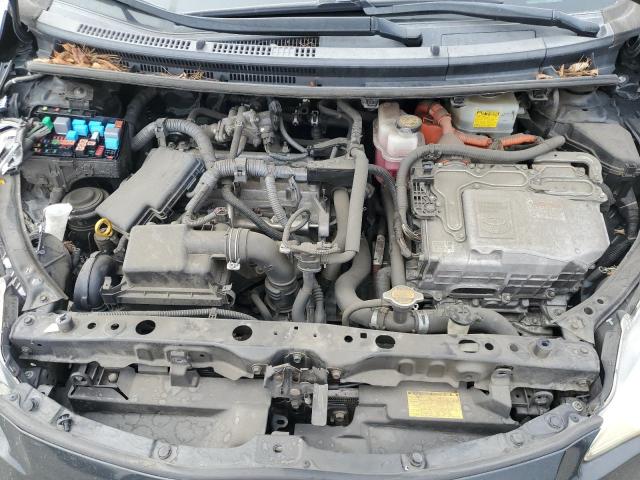 JTDKDTB3XC1517813 - 2012 TOYOTA PRIUS C BLACK photo 12