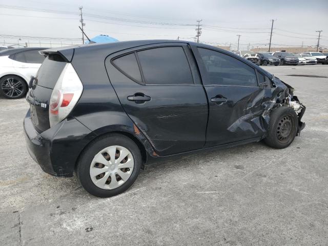 JTDKDTB3XC1517813 - 2012 TOYOTA PRIUS C BLACK photo 3