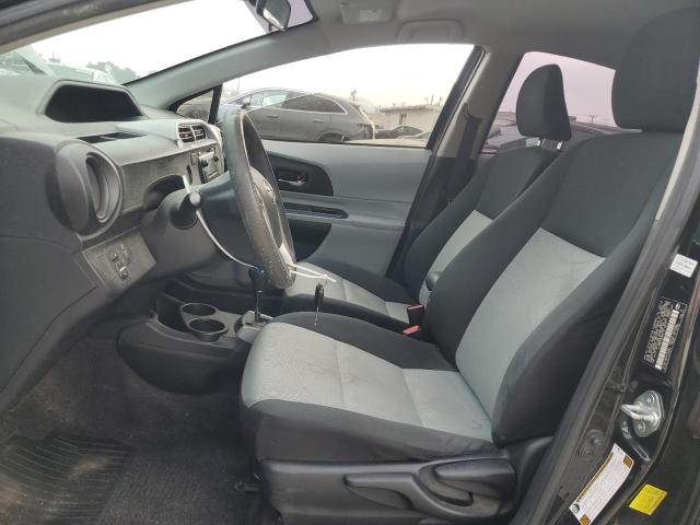 JTDKDTB3XC1517813 - 2012 TOYOTA PRIUS C BLACK photo 7