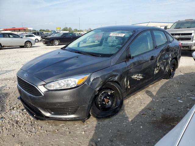 1FADP3E26HL243031 - 2017 FORD FOCUS S GRAY photo 1