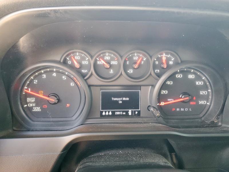 1GCPAAEK9RZ332961 - 2024 CHEVROLET SILVERADO C1500 WHITE photo 9