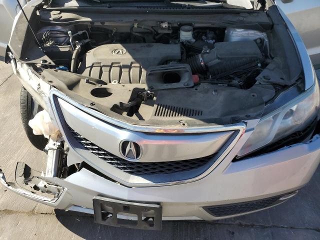 5J8TB3H5XFL007667 - 2015 ACURA RDX TECHNOLOGY SILVER photo 12