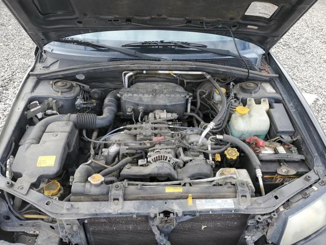 JF1SG65683H758586 - 2003 SUBARU FORESTER 2.5XS Чорний фото 11