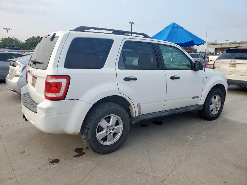 1FMCU031X8KB14637 - 2008 FORD ESCAPE XLT WHITE photo 3