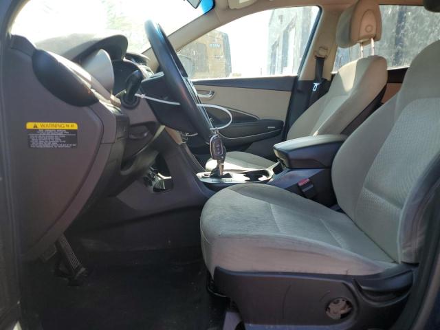 5XYZTDLB0JG533755 - 2018 HYUNDAI SANTA FE S أزرق صورة 7