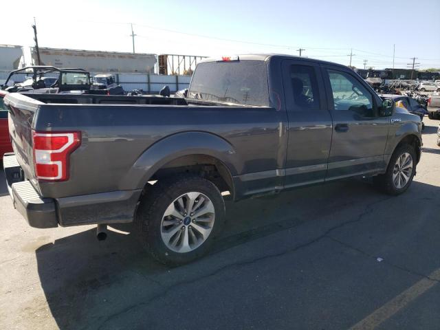 1FTEX1EP7JKE67239 - 2018 FORD F150 SUPER CAB GRAY photo 3