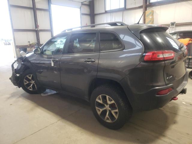 1C4PJMBS1EW137650 - 2014 JEEP CHEROKEE TRAILHAWK GRAY photo 2
