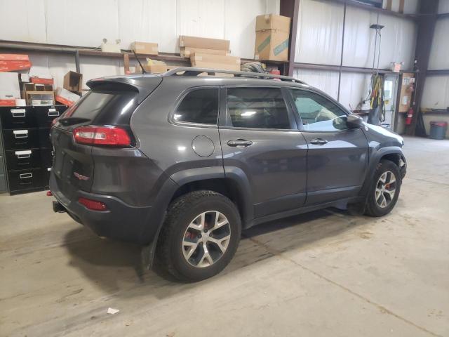 1C4PJMBS1EW137650 - 2014 JEEP CHEROKEE TRAILHAWK GRAY photo 3