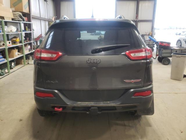 1C4PJMBS1EW137650 - 2014 JEEP CHEROKEE TRAILHAWK GRAY photo 6