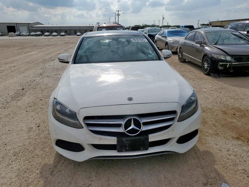 55SWF4KB8JU279018 - 2018 MERCEDES-BENZ C 300 4MATIC WHITE photo 5