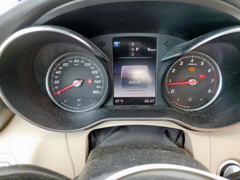 55SWF4KB8JU279018 - 2018 MERCEDES-BENZ C 300 4MATIC WHITE photo 9