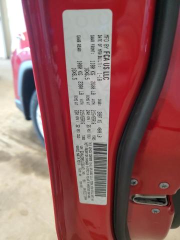 3C4NJDAB3JT281421 - 2018 JEEP COMPASS SPORT Rouge photo 13