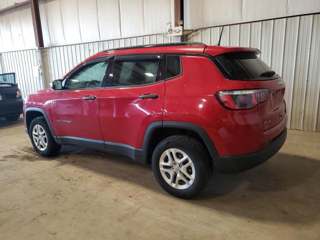 3C4NJDAB3JT281421 - 2018 JEEP COMPASS SPORT Rouge photo 2