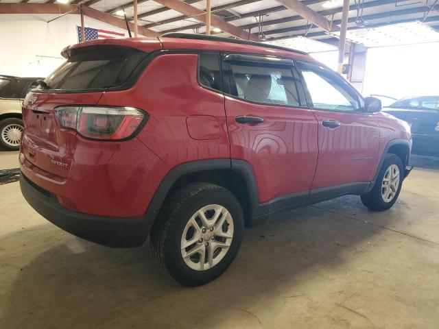 3C4NJDAB3JT281421 - 2018 JEEP COMPASS SPORT Rouge photo 3