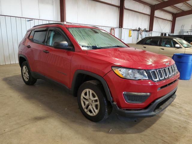 3C4NJDAB3JT281421 - 2018 JEEP COMPASS SPORT Rouge photo 4