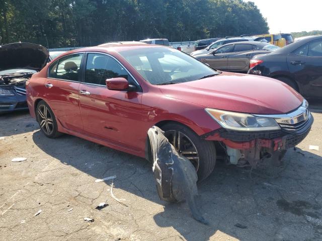 1HGCR2F57GA143972 - 2016 HONDA ACCORD SPORT 红色 照片 4