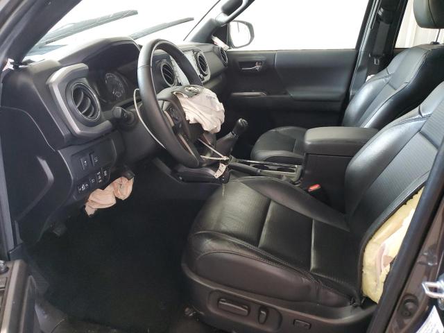 3TYCZ5ANXPT129580 - 2023 TOYOTA TACOMA DOUBLE CAB GRAY photo 7