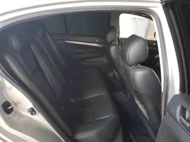 JN1CV6AP3CM625103 - 2012 INFINITI G37 BASE SILVER photo 10