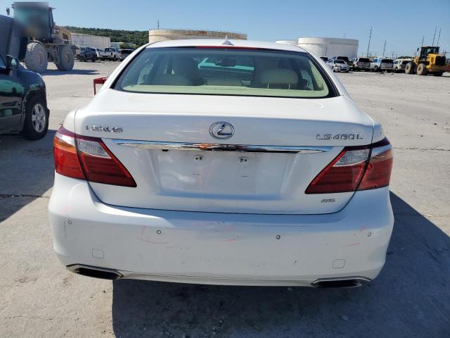 JTHDL5EF2A5001544 - 2010 LEXUS LS 460L WHITE photo 6