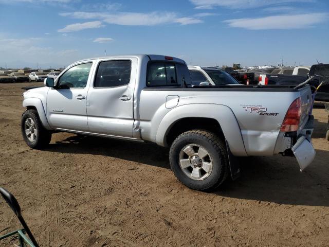 5TEMU52N57Z461846 - 2007 TOYOTA TACOMA DOUBLE CAB LONG BED SILVER photo 2