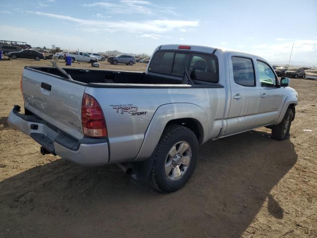 5TEMU52N57Z461846 - 2007 TOYOTA TACOMA DOUBLE CAB LONG BED SILVER photo 3