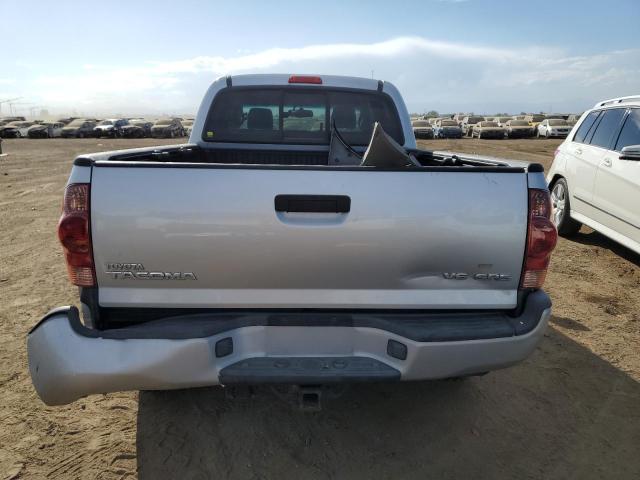 5TEMU52N57Z461846 - 2007 TOYOTA TACOMA DOUBLE CAB LONG BED SILVER photo 6