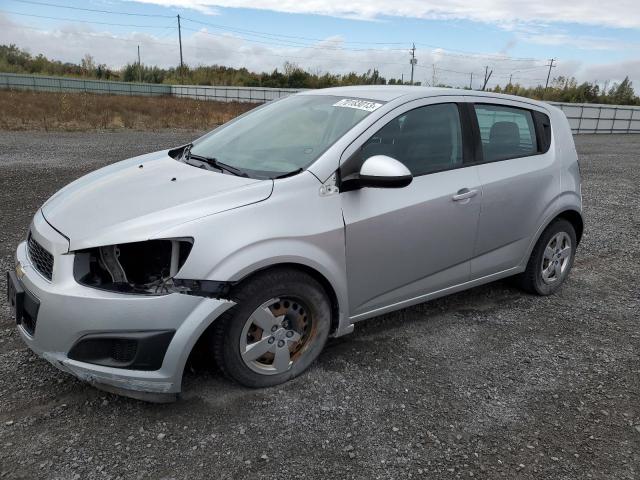 1G1JA6SH0F4133519 - 2015 CHEVROLET SONIC LS ვერცხლისფერი ფოტო 1