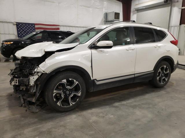 5J6RW2H94JL008343 - 2018 HONDA CR-V TOURING WHITE photo 1