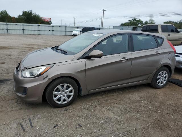 KMHCT5AE1EU167488 - 2014 HYUNDAI ACCENT GLS GRAY photo 1