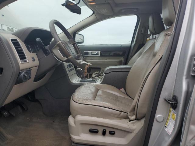 2LMDU68C69BJ07637 - 2009 LINCOLN MKX SILVER photo 7