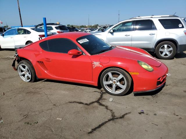 WP0AA29877U761617 - 2007 PORSCHE CAYMAN RED photo 4