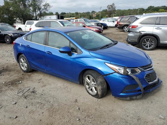 1G1BE5SM4H7147814 - 2017 CHEVROLET CRUZE LT BLUE photo 4