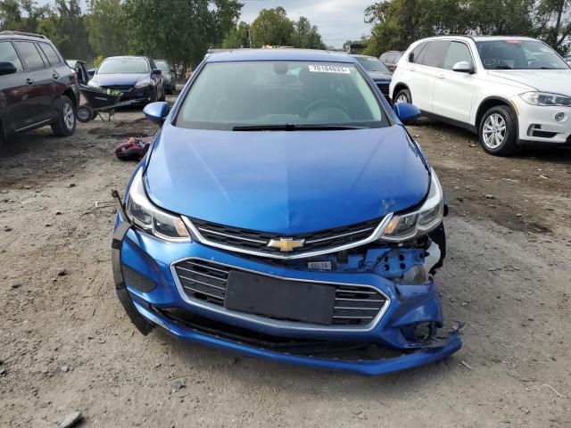 1G1BE5SM4H7147814 - 2017 CHEVROLET CRUZE LT BLUE photo 5