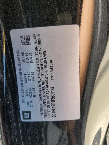 2G1FL1EP1F9800147 - 2015 CHEVROLET CAMARO ZL1 黑色 照片 12