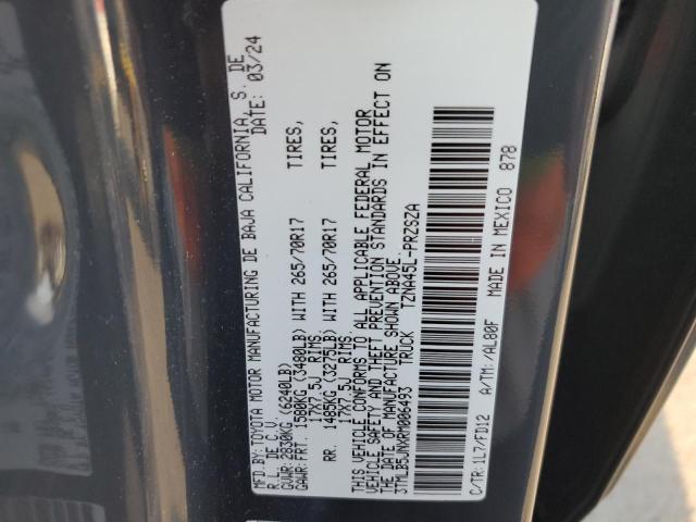3TMLB5JNXRM006493 - 2024 TOYOTA TACOMA DOUBLE CAB GRAY photo 13