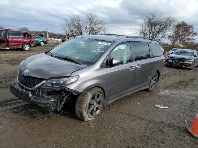 5TDXK3DC0FS636230 - 2015 TOYOTA SIENNA SPORT GRAY photo 1