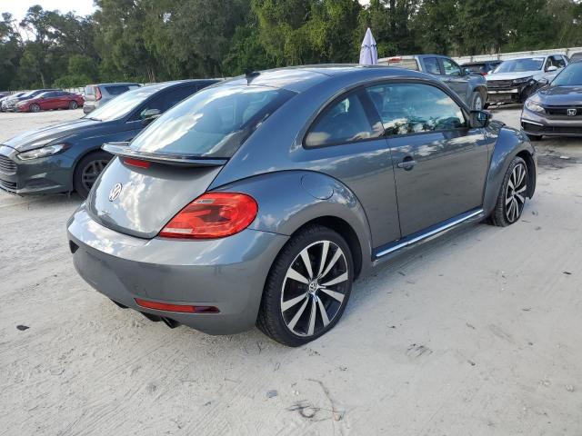 3VWVT7AT3EM631129 - 2014 VOLKSWAGEN BEETLE TURBO GRAY photo 3