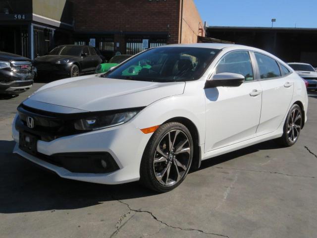 2HGFC2F87KH527995 - 2019 HONDA CIVIC SPORT თეთრი ფოტო 2